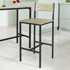 Комплект для столовой SoBuy OGT03, коричневый/черный цена и информация | Комплекты мебели для столовой | kaup24.ee