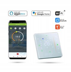 Tuya 16A WiFi termostaat - elektriküte цена и информация | Обогреватели | kaup24.ee