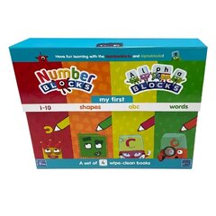 Numberblocks and Alphablocks: My First Numbers and Letters Set (4 wipe-clean books with pens included) hind ja info | Väikelaste raamatud | kaup24.ee