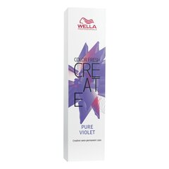 Оттеночная краска для волос Wella Professionals Color Fresh Create 75мл, Pure Violet цена и информация | Краска для волос | kaup24.ee