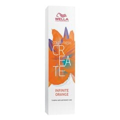 Ajutine juuksevärv Wella Professionals Color Fresh Create 75 ml, Infinite Orange hind ja info | Juuksevärvid | kaup24.ee