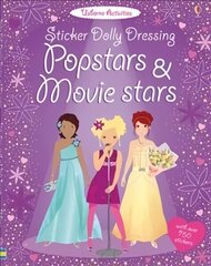 Sticker Dolly Dressing Popstars &amp; Movie Stars: Popstars and Movie Stars цена и информация | Книги для малышей | kaup24.ee