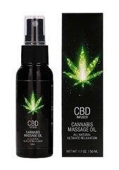 Pihustatav massaažiõli CBD Cannabis 50 ml hind ja info | Massaažiõlid | kaup24.ee