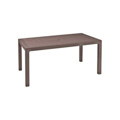 Садовый стол Melody, коричневый цена и информация | Садовые столы и столики | kaup24.ee