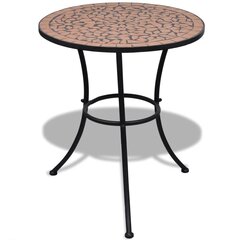 bistroolaud, terrakota, 60 cm, mosaiik hind ja info | Aialauad | kaup24.ee