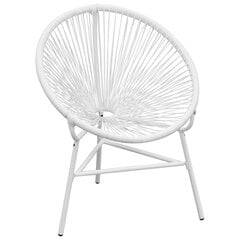 Садовое кресло, белого цвета цена и информация | Садовые стулья, кресла, пуфы | kaup24.ee