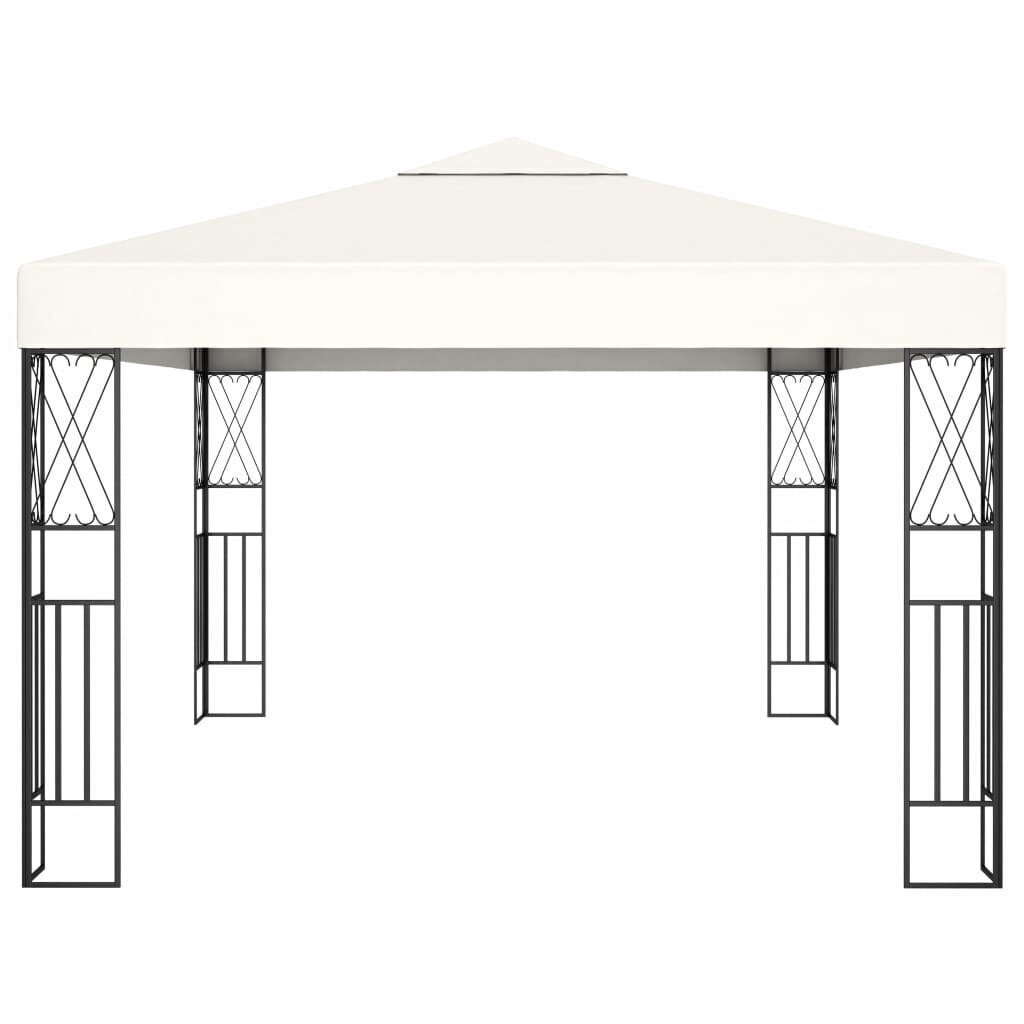 varjualune 3 x 4 m, kreemjasvalge, kangas hind ja info | Varikatused ja aiapaviljonid | kaup24.ee