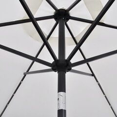 Уличный LED зонтик, 3 м, коричневый цена и информация | Зонты, маркизы, стойки | kaup24.ee