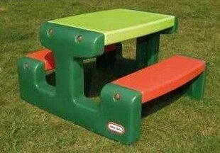 Детский стол для пикника LITTLE TIKES Juicy Green цена и информация | Детская садовая мебель | kaup24.ee
