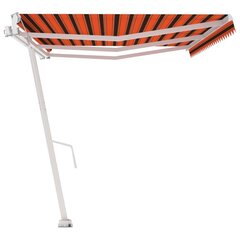 iseseisev automaatne varikatus 600x300 cm oranž/pruun цена и информация | Зонты, маркизы, стойки | kaup24.ee