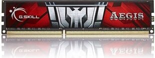 G.Skill Aegis DDR3 4GB 1600MHz, CL11 (F3-1600C11S-4GIS) цена и информация | Оперативная память (RAM) | kaup24.ee