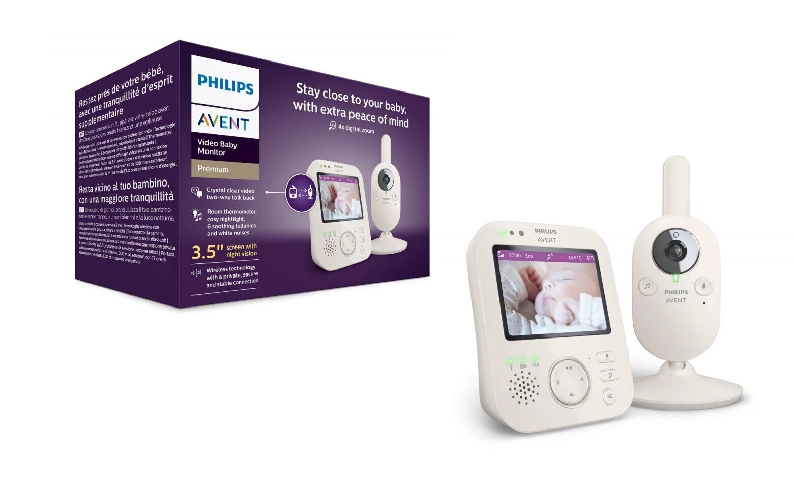 Mobiilne beebimonitor Philips Avent Scd891/26 hind ja info | Beebimonitorid | kaup24.ee