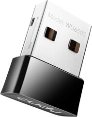 Cudy AC650 USB WLAN Stick, WLAN Adapter для PC-NANO-Size, совместим с Windows XP, 7, 8, 8.1.10, Mac OS 10.10-10.14, WU650 цена и информация | Адаптеры и USB-hub | kaup24.ee