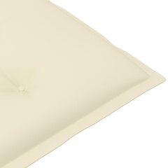 aiatooli istmepadjad 4 tk kreemjas 120 x 50 x 7 cm цена и информация | Подушки, наволочки, чехлы | kaup24.ee