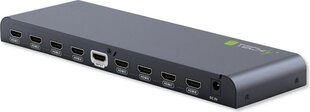 Сплиттер Techly AV HDMI 2.0 1/8 Ultra HD 4Kx2K 3D цена и информация | Адаптеры и USB-hub | kaup24.ee