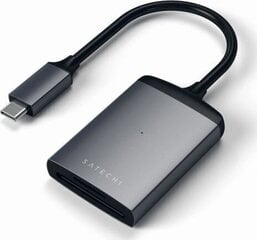 Satechi USB-C alumiiniumist UHS-II Micro/SD mälukaardilugeja цена и информация | Адаптеры и USB-hub | kaup24.ee