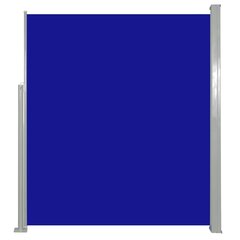 lahtitõmmatav külgsein, 160 x 500 cm, sinine hind ja info | Päikesevarjud, markiisid ja alused | kaup24.ee