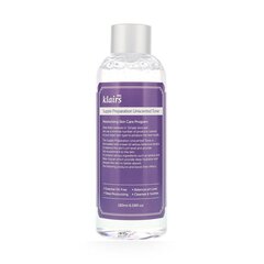 Lõhnatu näotoonik Klairs Supple Preparation 180 ml hind ja info | Näopuhastusvahendid | kaup24.ee