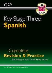 KS3 Spanish Complete Revision &amp; Practice with Free Online Audio цена и информация | Книги для подростков и молодежи | kaup24.ee
