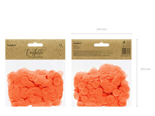 Konfetid Circles, oranž, 1,6 cm, 1 pakk/15 g hind ja info | Peokaunistused | kaup24.ee