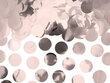 Konfetid Circles, roosa kuld, 2,5 cm, 1 pakk/15 g цена и информация | Peokaunistused | kaup24.ee