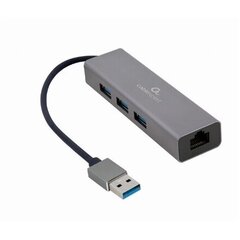 Адаптер Cablexpert A-AMU3-LAN-01 цена и информация | Адаптеры и USB-hub | kaup24.ee