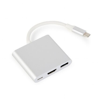 Cablexpert A-CM-HDMIF-02-SV цена и информация | USB jagajad, adapterid | kaup24.ee