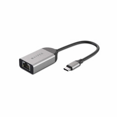 Адаптер USB C на сеть RJ45 Hyper HD425B Серебряный цена и информация | Адаптеры и USB-hub | kaup24.ee