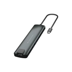 USB-разветвитель Conceptronic DONN06G Серый 9-в-1 цена и информация | Адаптеры и USB-hub | kaup24.ee