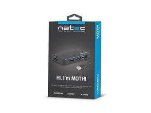 NATEC NHU-1342 цена и информация | Адаптеры и USB-hub | kaup24.ee