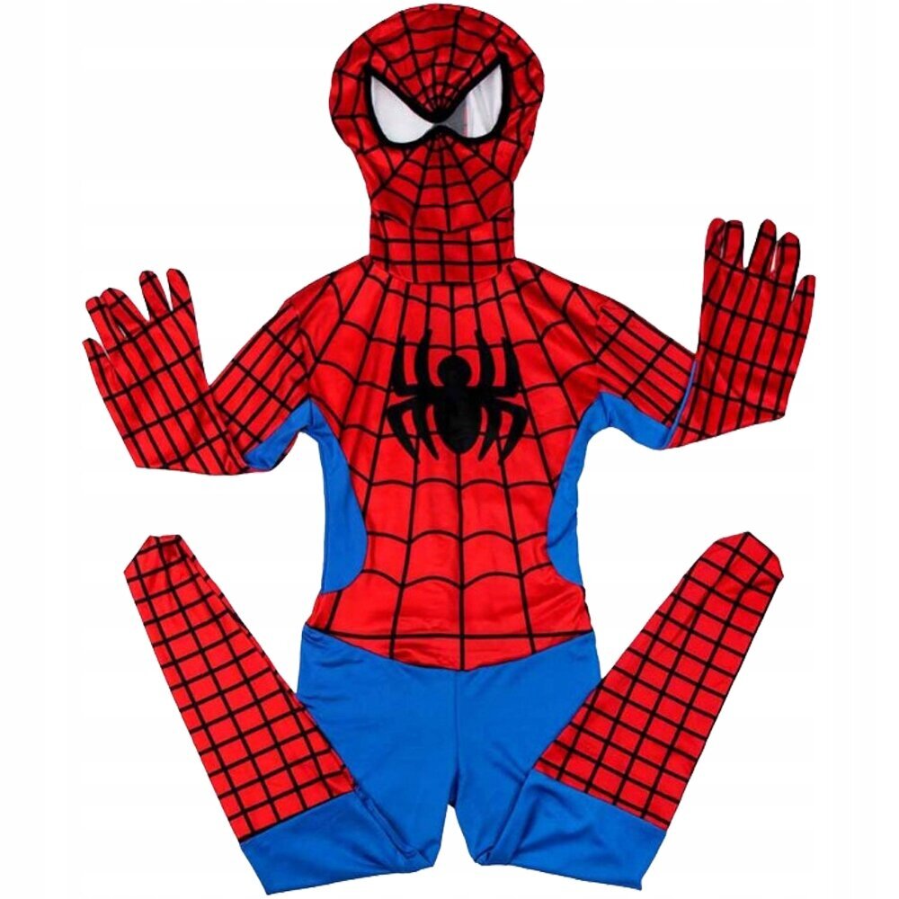 Spiderman kostüüm Halloween kostüüm M hind ja info | Karnevali kostüümid | kaup24.ee