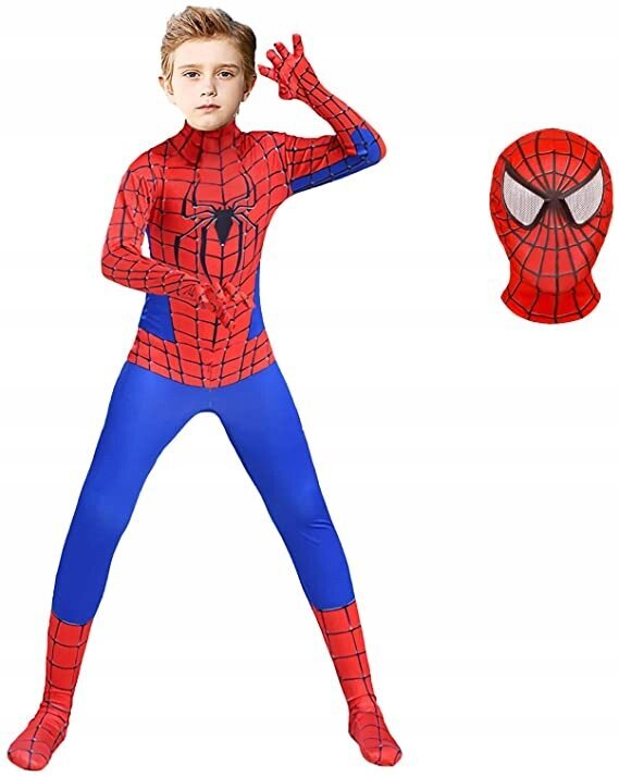 Spiderman kostüüm Halloween kostüüm M hind ja info | Karnevali kostüümid | kaup24.ee