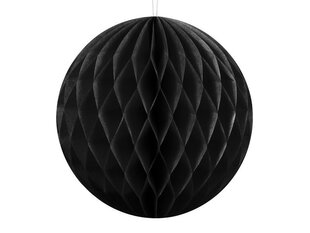 Kärgpall, must, 10 cm, 1 tk hind ja info | Peokaunistused | kaup24.ee