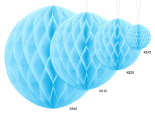 Kärgpall, sinine, 10 cm, 1 karp/50 tk цена и информация | Праздничные декорации | kaup24.ee