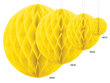 Kärgpall, kollane, 10 cm, 1 karp/50 tk hind ja info | Peokaunistused | kaup24.ee
