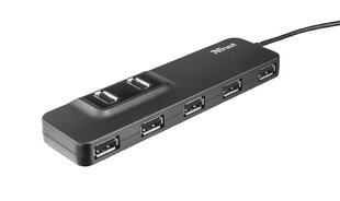 Trust (20576) Oila 7 Port USB 2.0 Hub цена и информация | Адаптеры и USB-hub | kaup24.ee