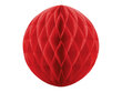 Kärgpall, punane, 20 cm, 1 karp/50 tk цена и информация | Peokaunistused | kaup24.ee