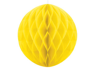 Kärgpall, kollane, 20 cm, 1 tk hind ja info | Peokaunistused | kaup24.ee