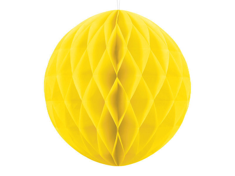 Kärgpall, kollane, 20 cm, 1 tk hind ja info | Peokaunistused | kaup24.ee