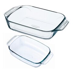 Ahjunõude komplekt Pyrex Classic, borosilikaatklaas, 2 tk hind ja info | Ahjuvormid ja küpsetustarvikud | kaup24.ee