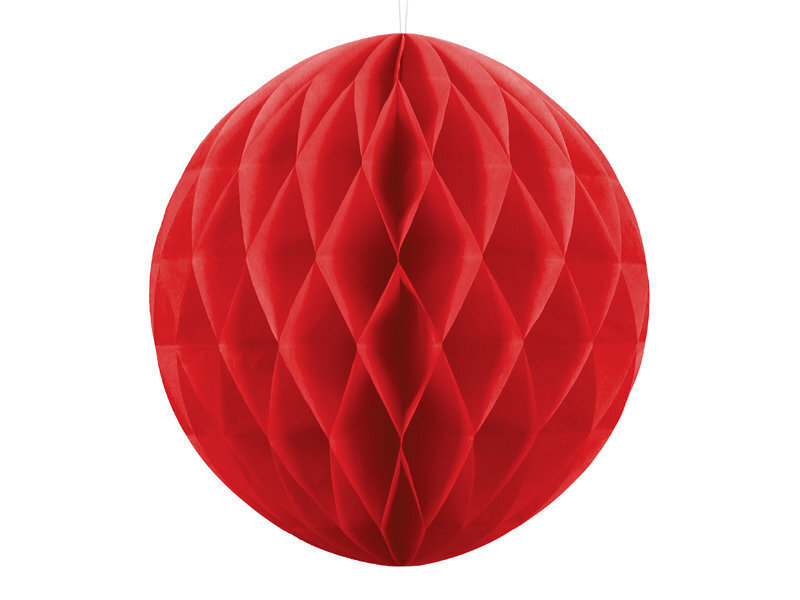 Kärgpall, punane, 40 cm, 1 karp/50 tk цена и информация | Peokaunistused | kaup24.ee