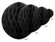 Kärgpall, must, 40 cm, 1 tk цена и информация | Peokaunistused | kaup24.ee
