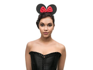 Peavõru Mouse Black and Red (1 karp/40 tk) hind ja info | Karnevali kostüümid | kaup24.ee