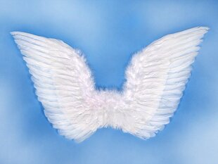 Крылья Angel's Wings, белые, 75x45 см, 1 упвковка/1 штука цена и информация | Карнавальные костюмы | kaup24.ee