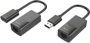 USB-удлинитель Techly, удлиняющий до 60 м через сетевой кабель RJ45 цена и информация | Адаптеры и USB-hub | kaup24.ee