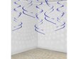 Riputatavad kaunistused Swirls Sinine 60 cm (1 pakk/5 tk) hind ja info | Peokaunistused | kaup24.ee