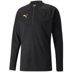 Мужской джемпер Puma individualFINAL 1/4 Zip 657950 45, черный цена и информация | Футбольная форма и другие товары | kaup24.ee