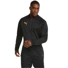 Meeste treening dressipluus Puma FINAL 1/4 Zip 657950 45, must hind ja info | Jalgpalli varustus ja riided | kaup24.ee