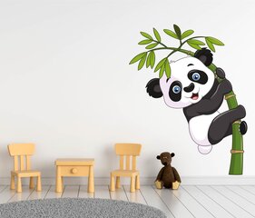 Lastetoa interjöörikleebis Panda bambusel hind ja info | Seinakleebised | kaup24.ee