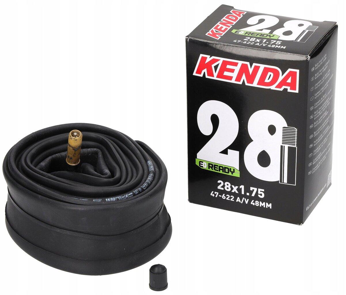 Kenda 28 x 1.75 47-622 A/V 48 Mm Schrader autoventiil jalgratta toru hind ja info | Jalgratta sisekummid ja rehvid | kaup24.ee